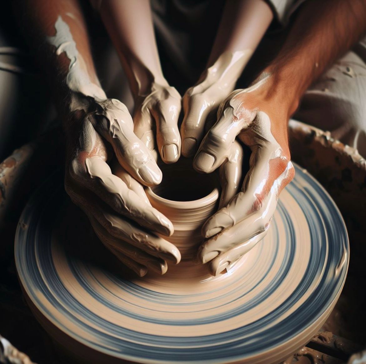 Couples Pottery Class - Pottery on the Wheel