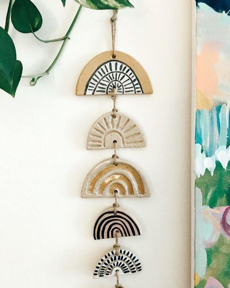 Wall hanging Pottery Set